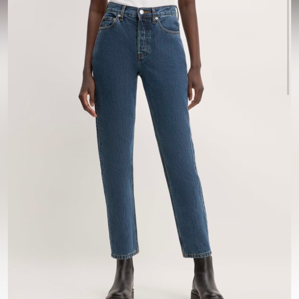 Everlane 90’s cheeky jean organic cotton medium wash size 30 tall